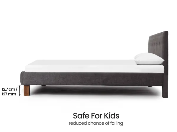 Soho Queen Size Double Bed with 4 Inches Mattress